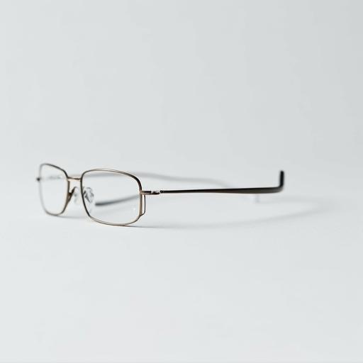 Montatura da vista unisex minimal in metallo.